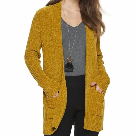 apt 9 chenille cardigan